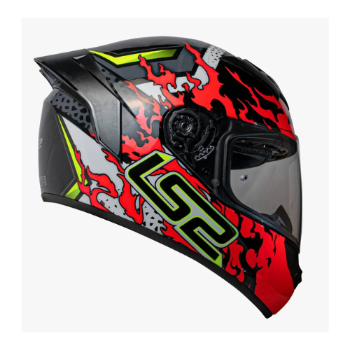 LS2 FF352 Rookie Antras Helmet - Black Red - LS2