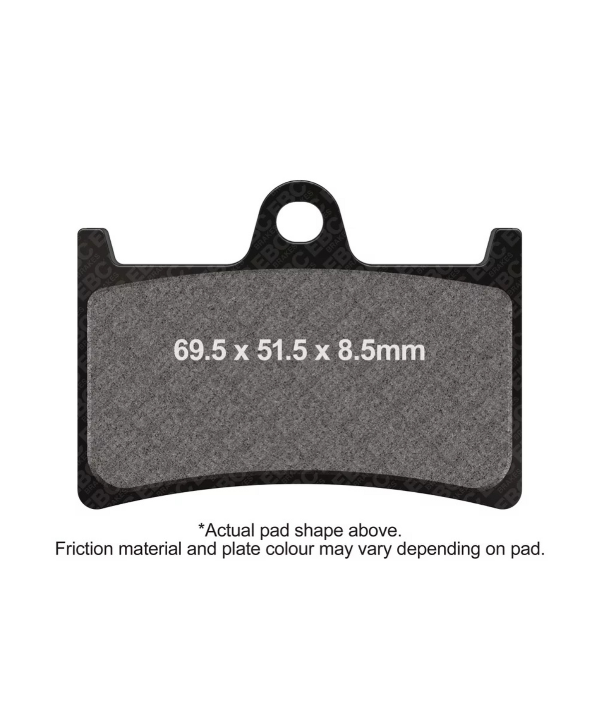 EBC Brake Pads - Double H Sintered Rear Brakes - FA252HH - EBC Brakes