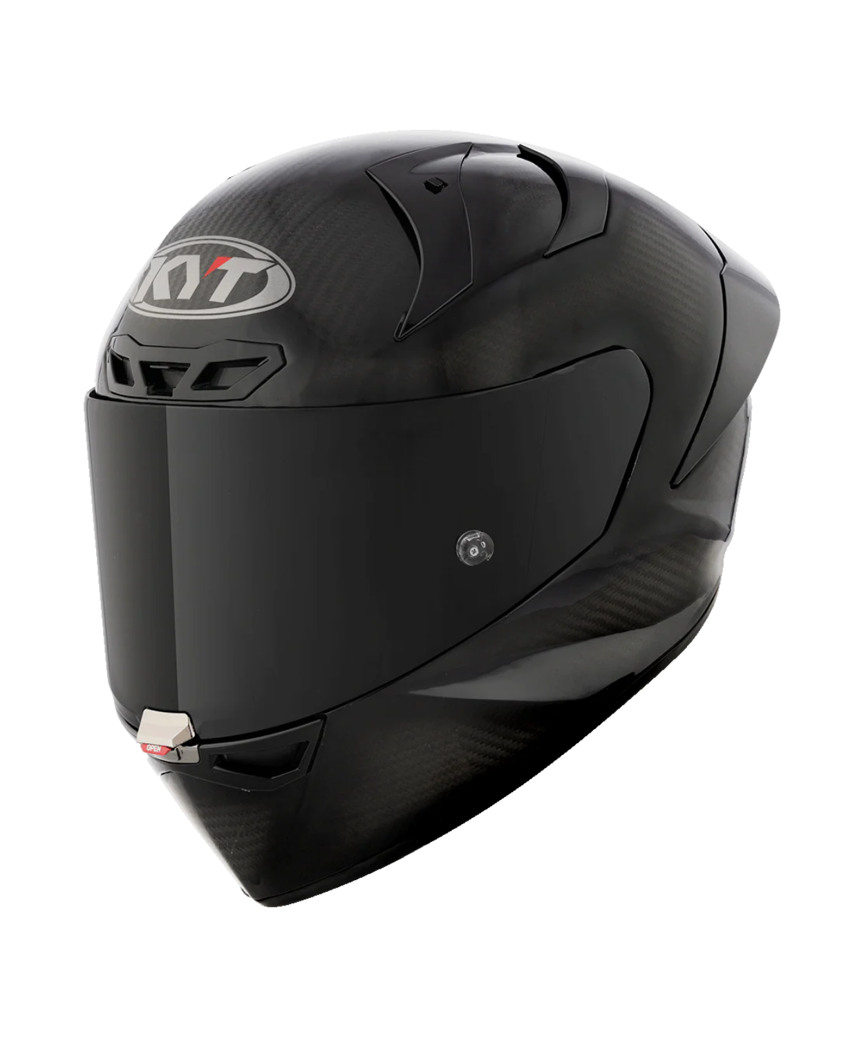 KYT KX1 RACE GP Solid Carbon Fiber Helmet (ECE 22.06) - Gloss Black