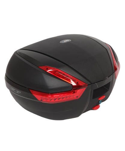 ASG SG 47 Liters Top Box - Black Red