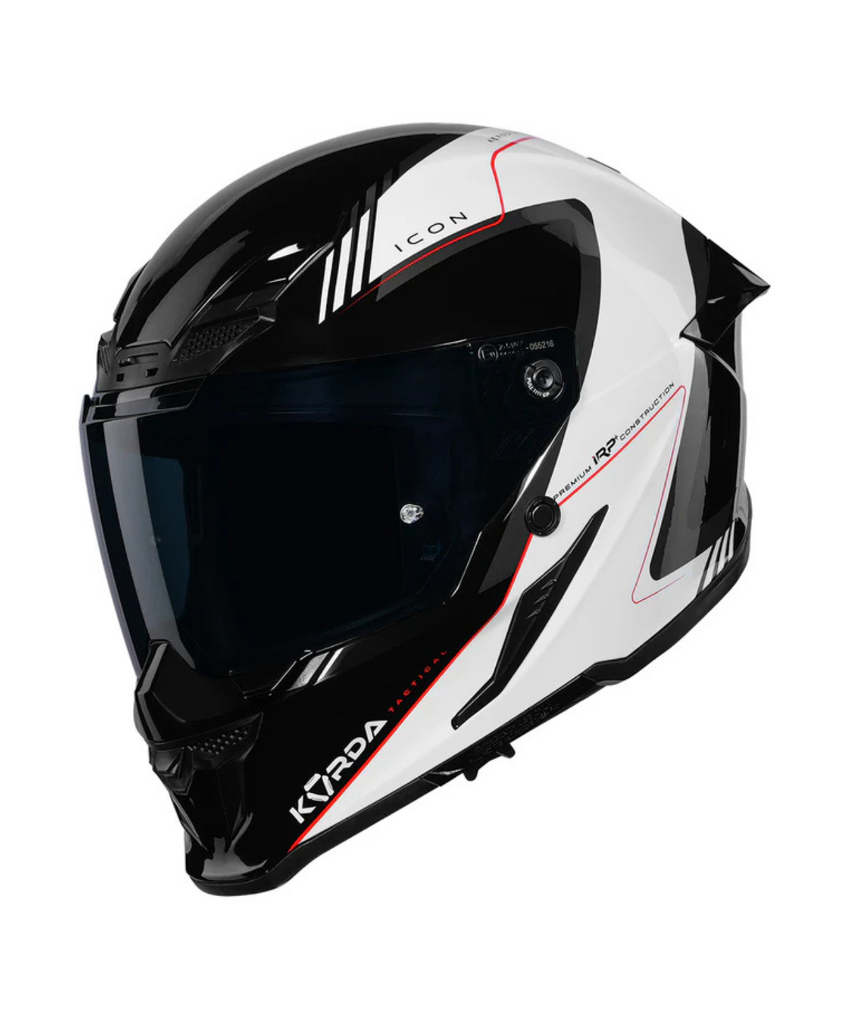 Korda Icon Nero Helmet - Gloss White Red - Korda