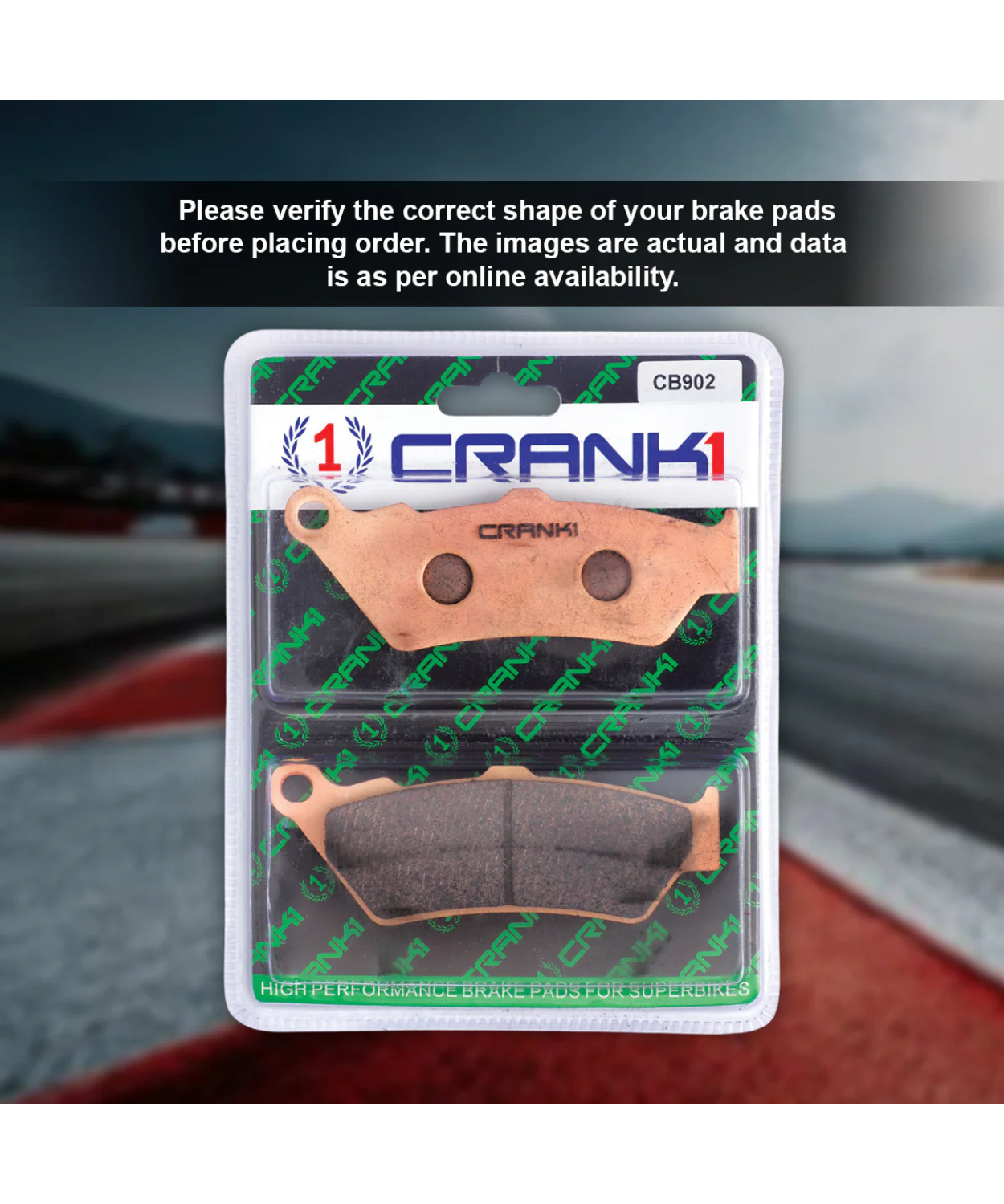 Crank1 KTM Adventure 250 (2025) Sintered Brake Pads