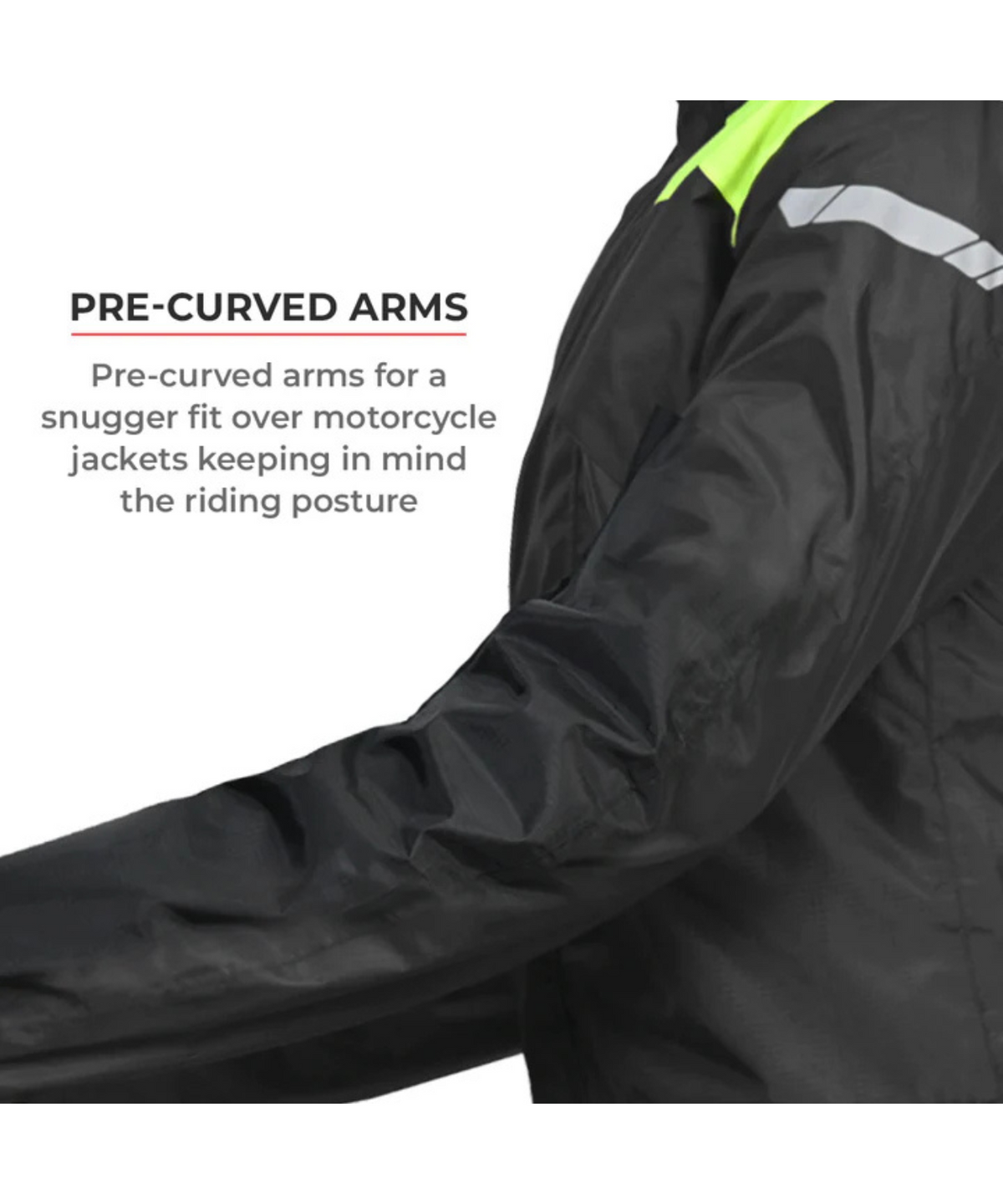 Viaterra P300 Motorcycle Rain Jacket - Black Green - Viaterra