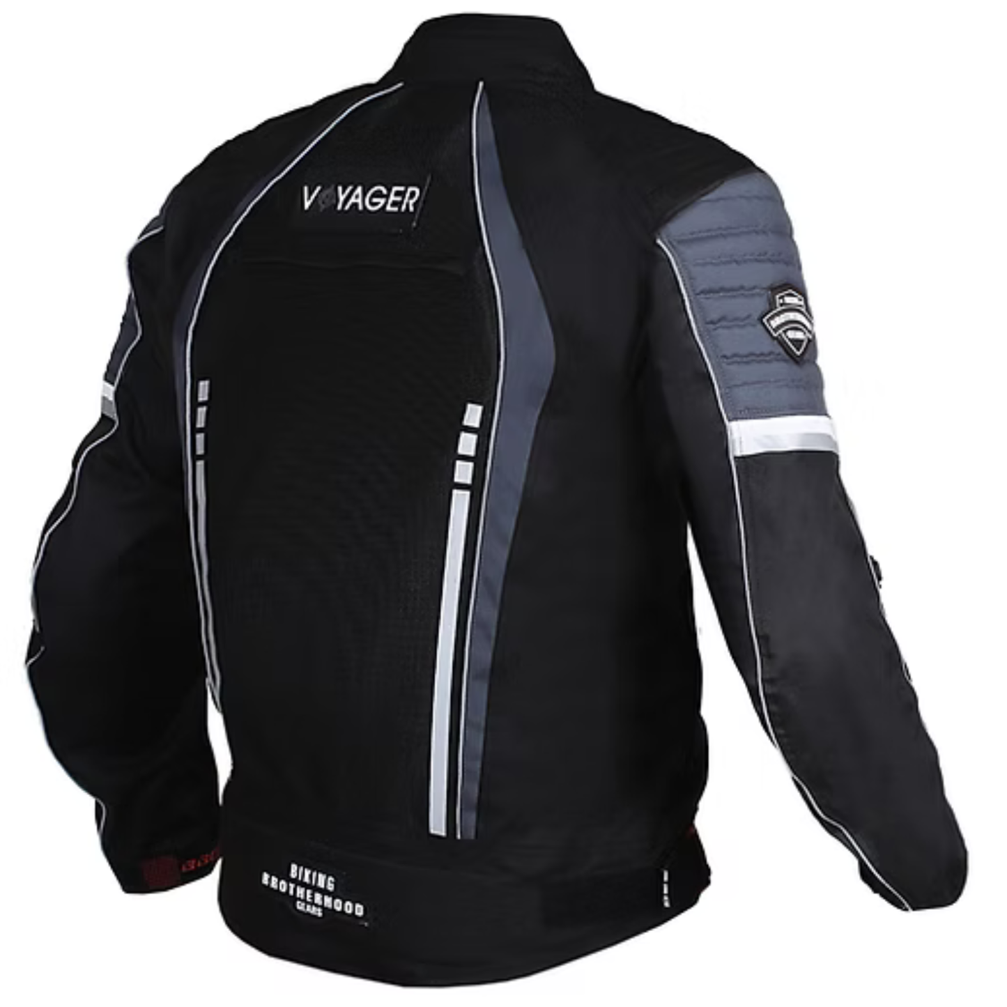 BBG Voyager Riding Jacket with Thermal Liner - Grey