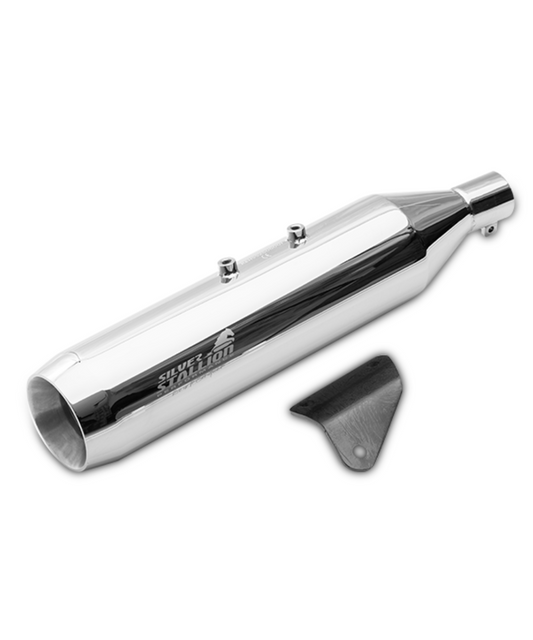 Silver Stallion RE Glide Himalayan 411 / Scram 411 / Scram 440 Performance Exhuast Systems - Silver