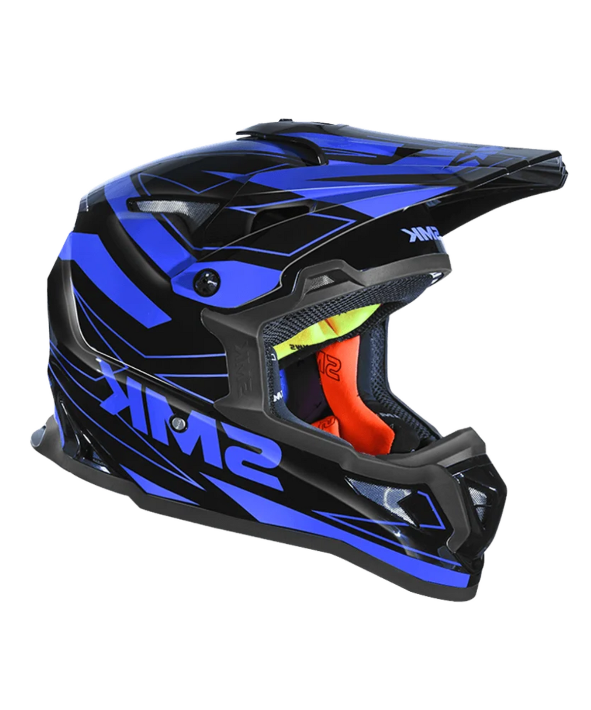SMK Allterra Slope GRPS GL250 Full Face Helmet - Gloss Black Blue - SMK