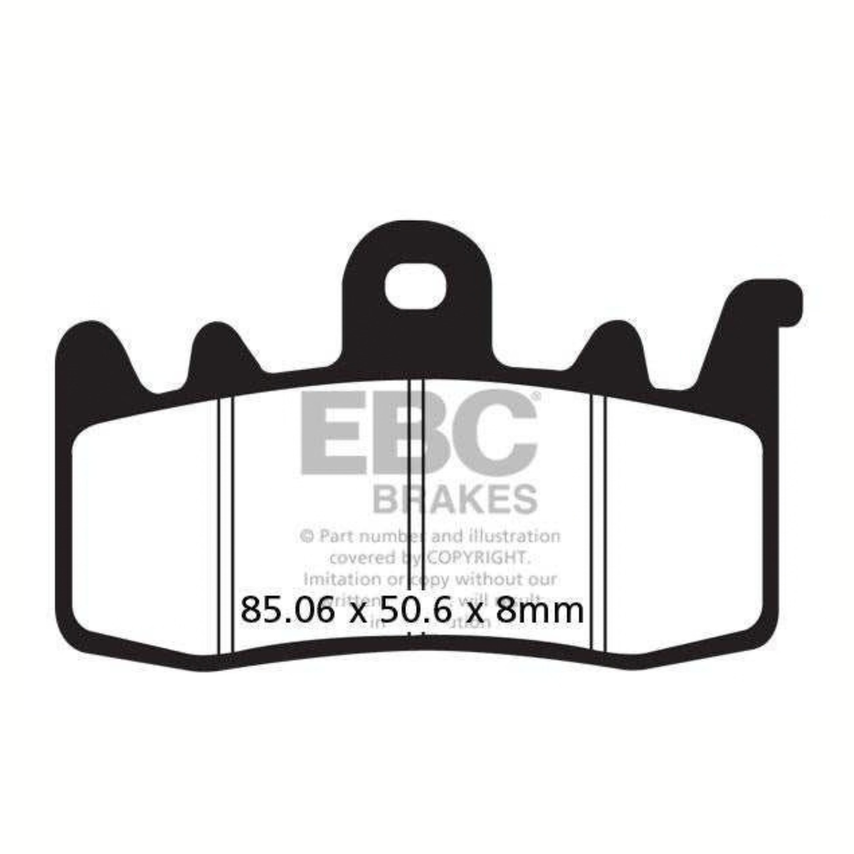 EBC Aprilia Caponord 1200 (2013-2016) Fully Sintered Brake Pads