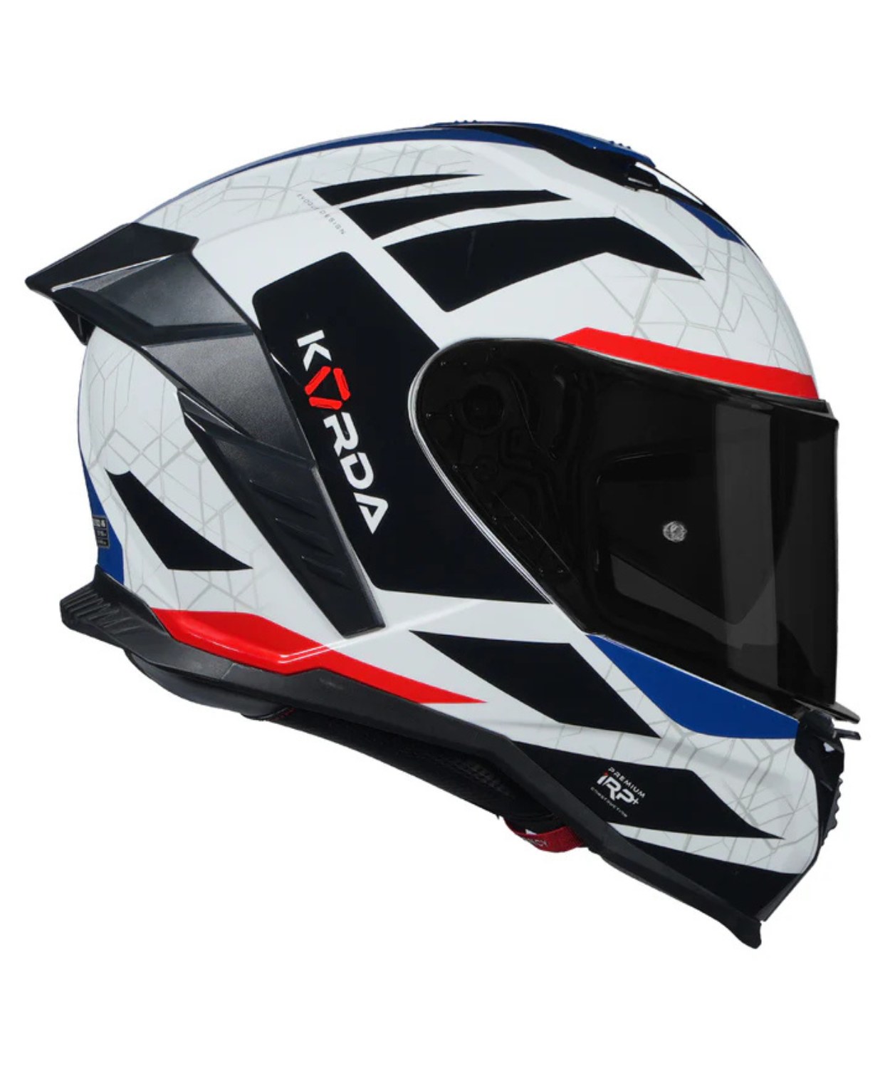 Korda Shockwave Evoque Helmet - Gloss White Red Blue