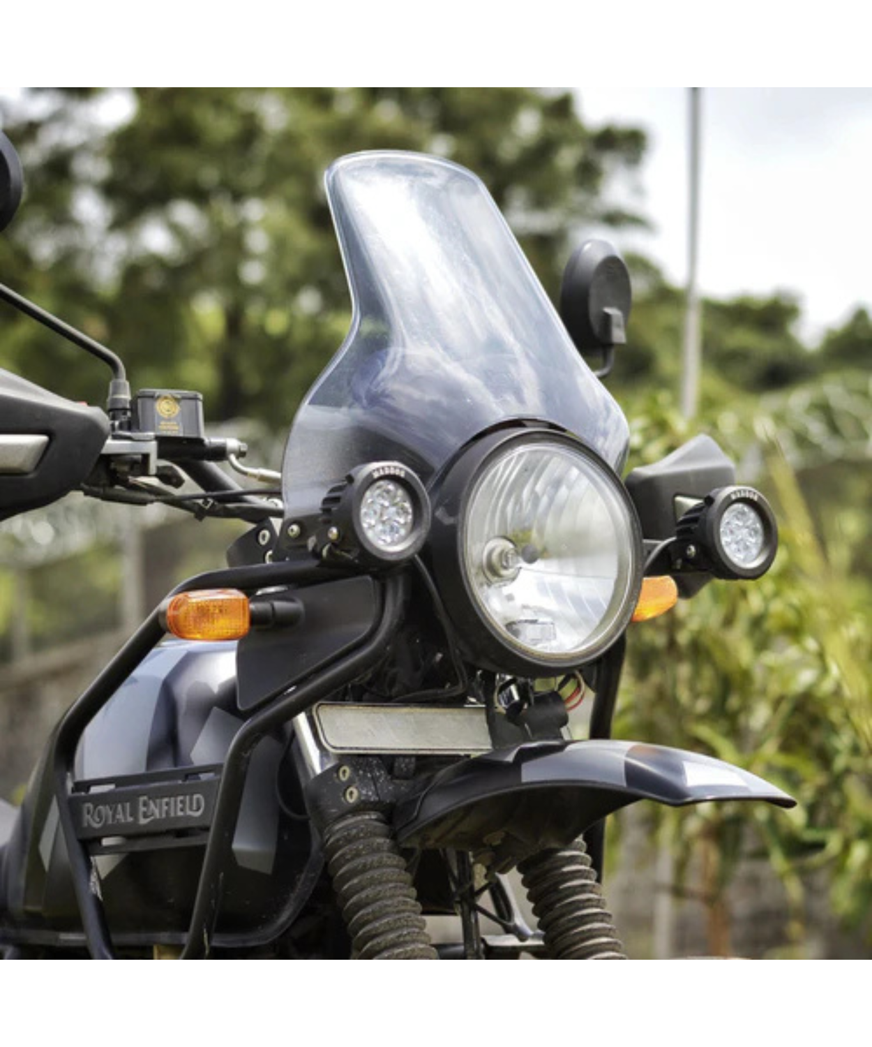 Auto Engina Fog Light Clamp/Mount V.2.0 for Royal Enfield Himalayan 411 - Black