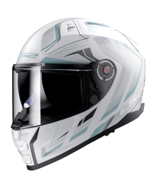 LS2 FF811 Vector II Alizer Helmet - White Silver