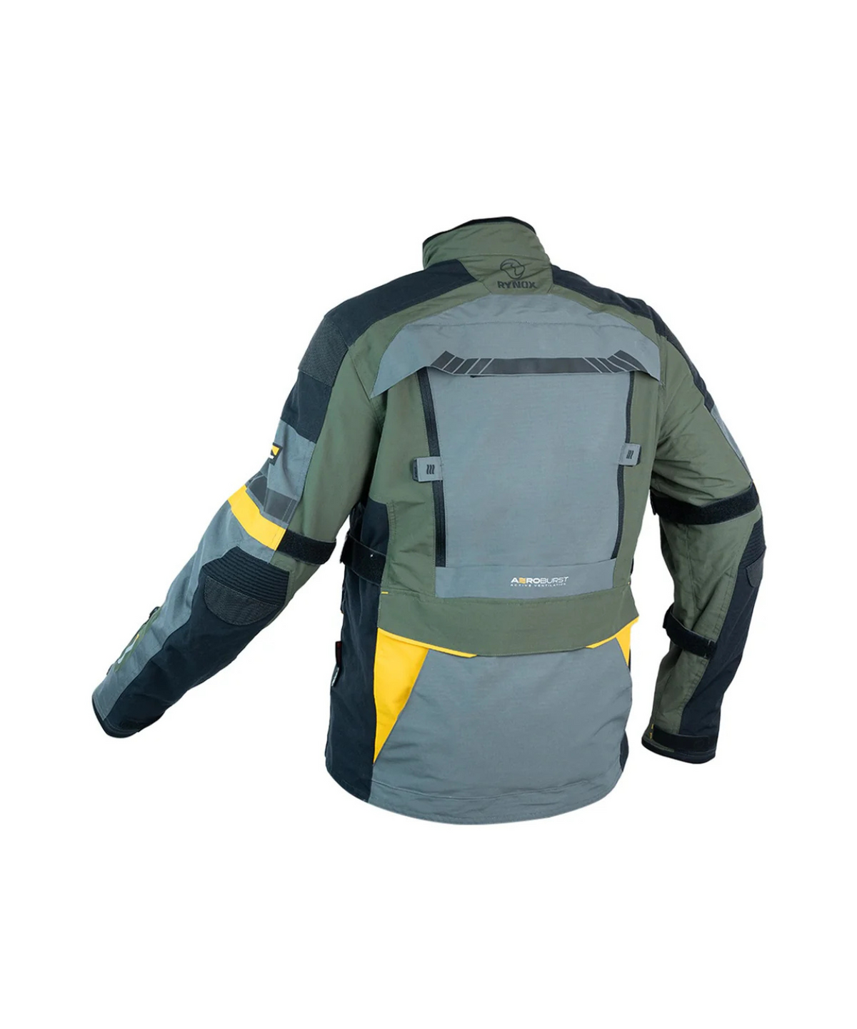 Rynox Stealth Evo 4 Riding Jacket - Woodland Orange - Rynox