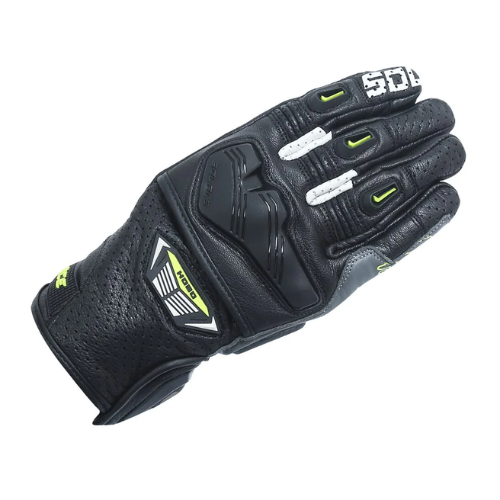 Solace Hobo Semi Gauntlet Riding Gloves - Black Neon