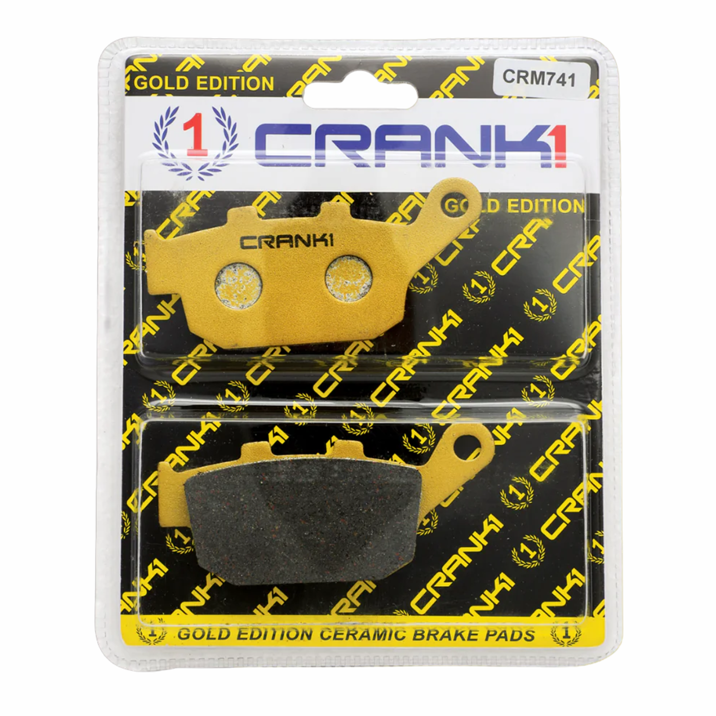 Crank1 Ceramic Brake Pads for Zontes 350T Adventure (2023 Onwards)