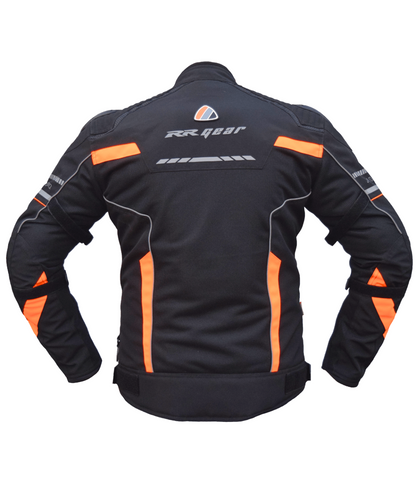 Bison ProGear Avatar V.2 Riding Jacket - Black Hi-Viz Orange