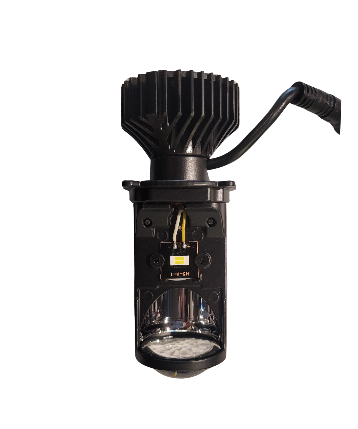 HJG H5 50W Led Y6 Projector Len White Bulb with Fan - Set of 1