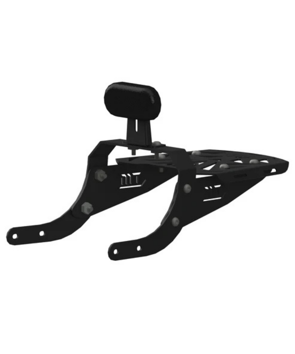 Moto Torque Royal Enfield Classic 350 Reborn Rafter Top Rack - Black - Moto Torque