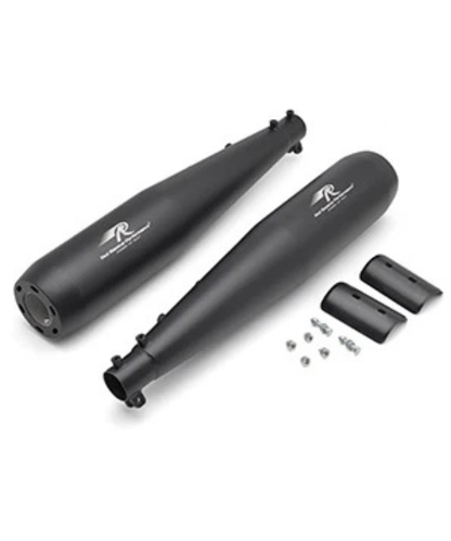 Red Rooster Performance Stellar Pro Exhaust For Royal Enfield Interceptor 650 / GT 650 - Black Matte