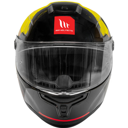 MT Hummer B Monti B3 Helmet - Gloss Black Yellow