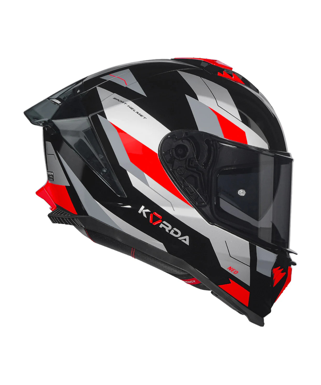 Korda Neo Titan Helmet - Gloss Red Black