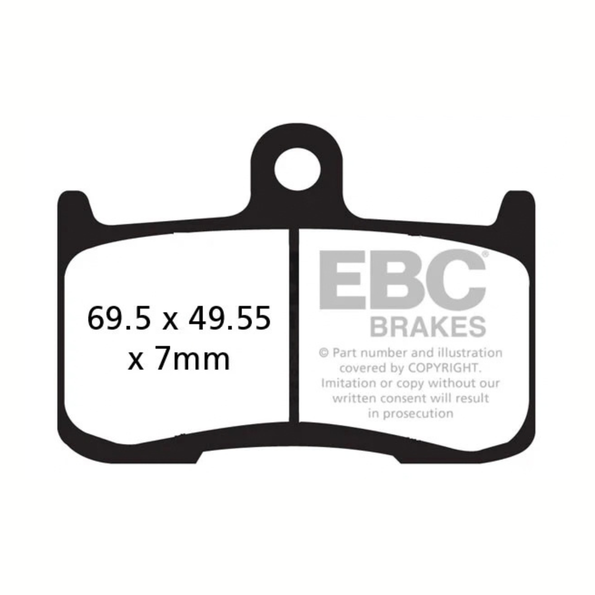 EBC Kawasaki Z900 (2017-2021) Fully Sintered Brake Pads