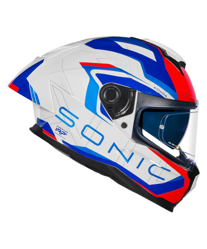 Korda Sonic GP Roadlion Helmet - Gloss Blue Red