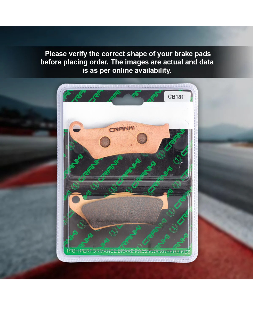 Crank1 Sintered Brake Pads for Scram 440