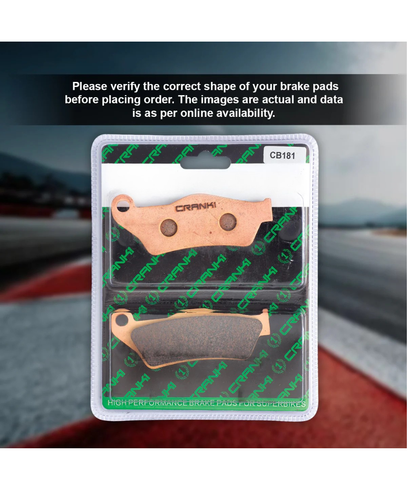 Crank1 Sintered Brake Pads for Scram 440