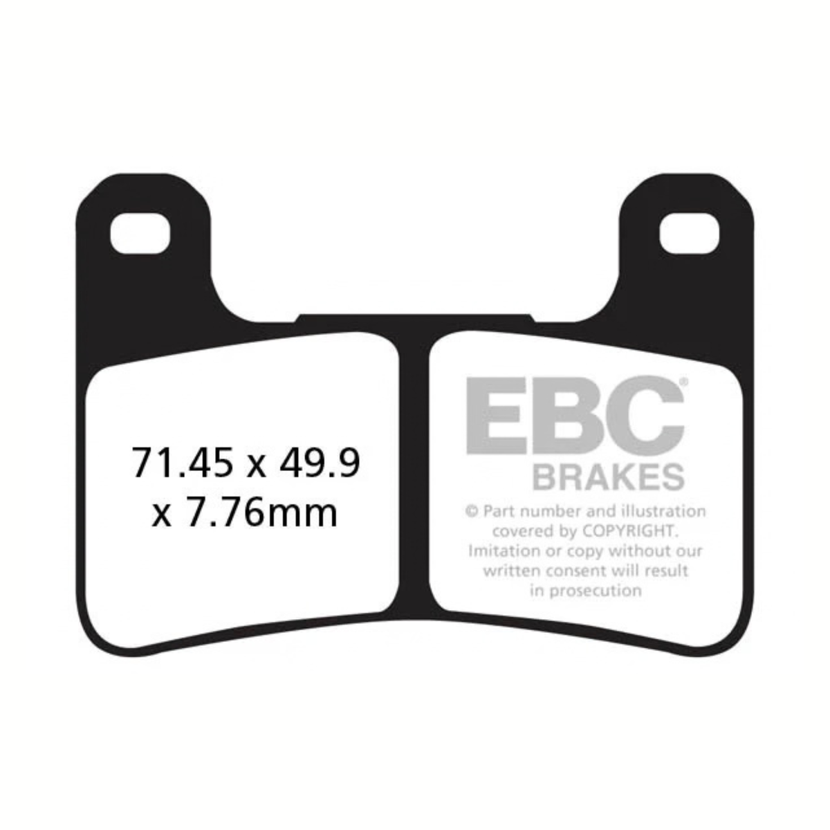 EBC Suzuki GSX-R 1000 (2007-2008) Fully Sintered Brake Pads