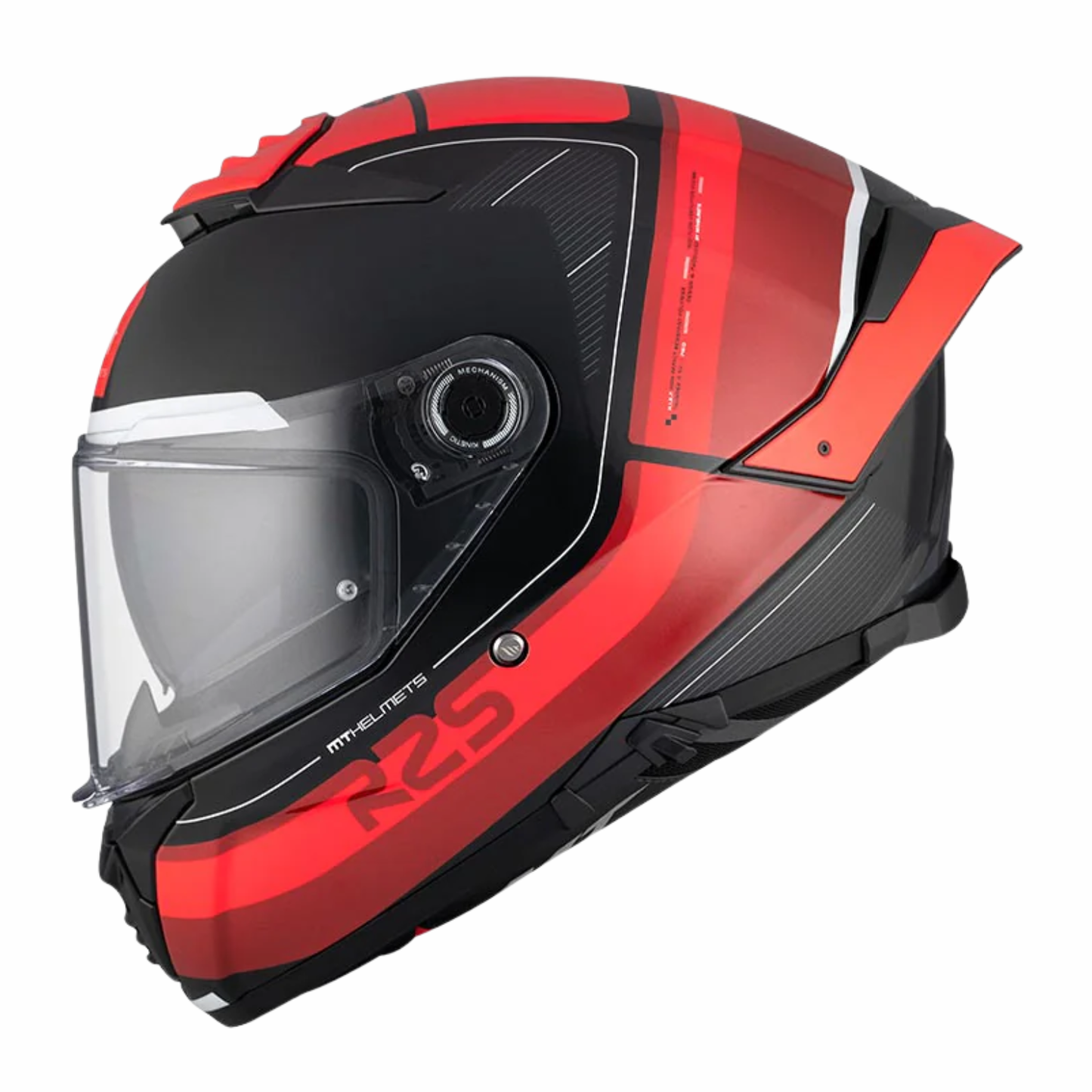 MT Thunder 4 SV R25 B35 Helmet - Gloss Red Black