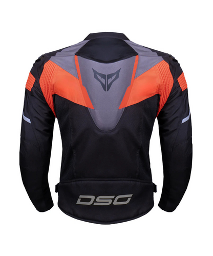 DSG Apex V2 Riding Jacket - Black Grey Red