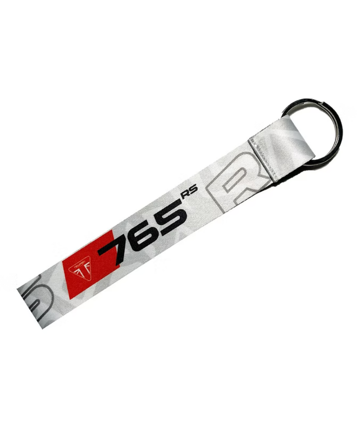 Fast Bend 2565 Triumph Street Triple RS Cloth Keychain - White - Fast Bend