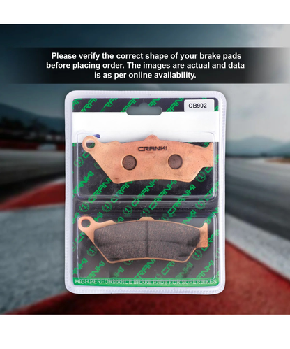 Crank1 Sintered Brake Pads for Himalayan 450 (2018-2020)