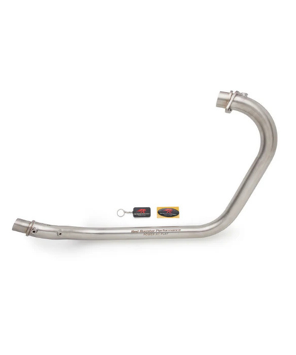 Red Rooster Performance Vertex Header Pipe for Himalayan 411 / Scram 411 / Scram 440 - Silver Matte