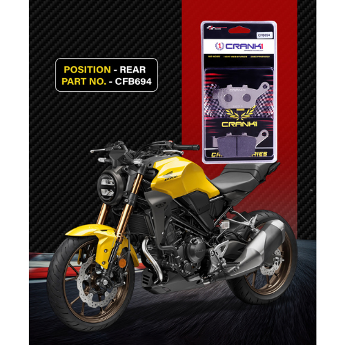 Crank1 Carbon Brake Pads for Honda CB300R (2018 - 2021)