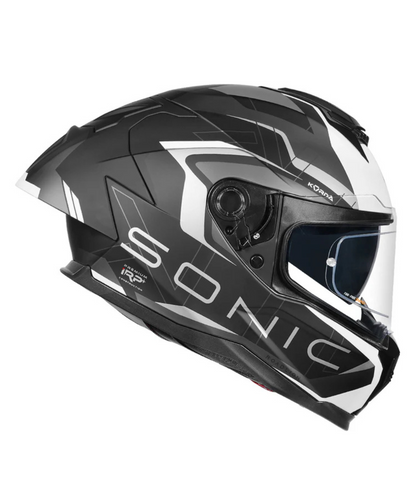 Korda Sonic GP Roadlion Helmet - Matt Black Grey