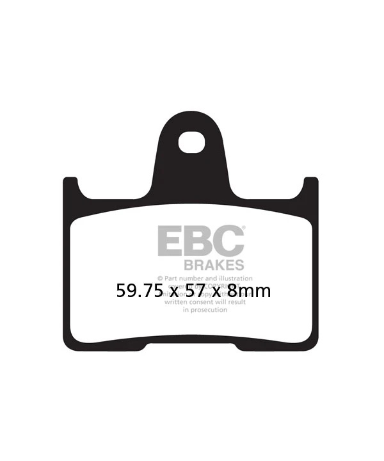 EBC Harley Davidson Sportster Forty Eight (2014-2020) Fully Sintered Brake Pads