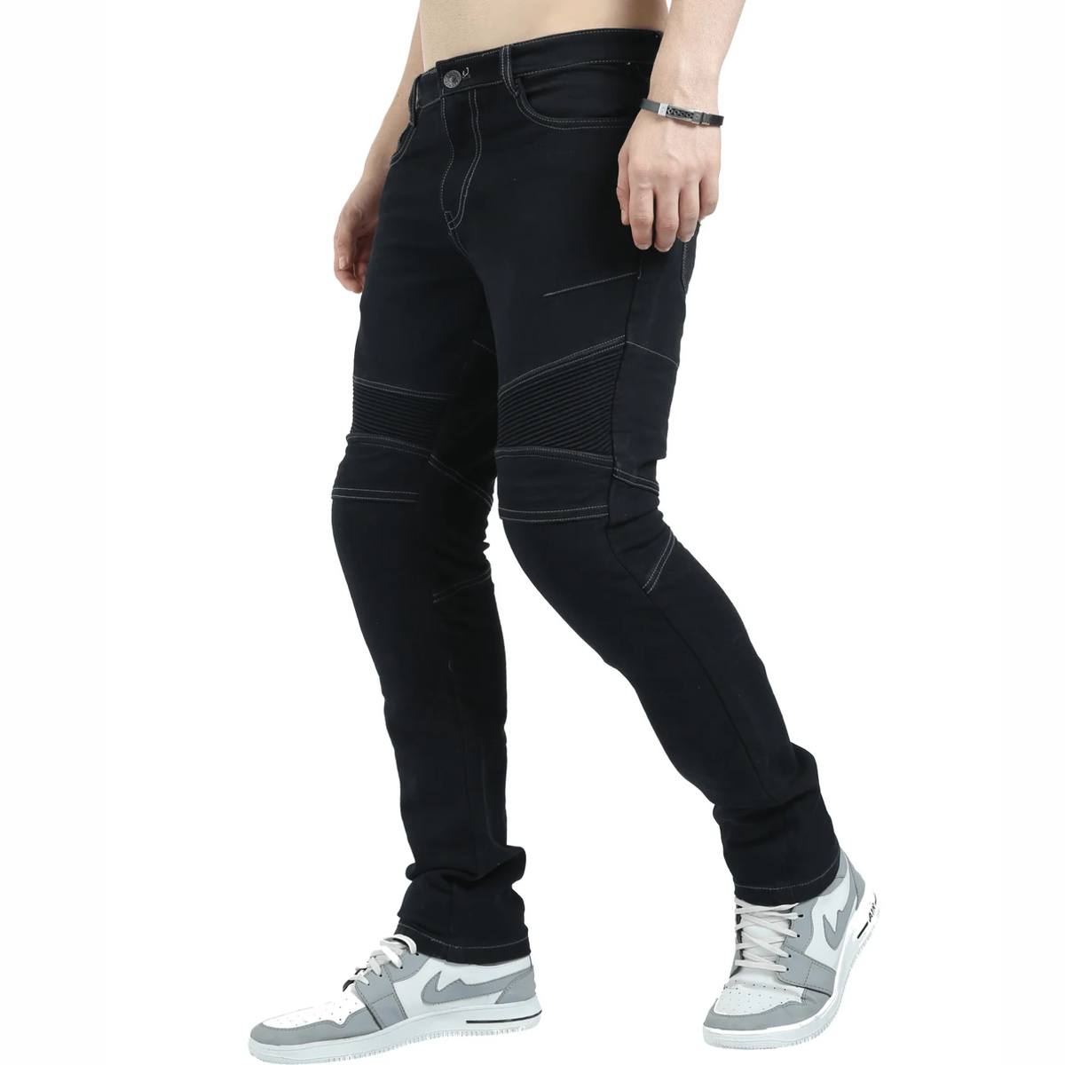 Solace Gravel Motorcycle Kevlar Denims with Level 2 Armour - Black
