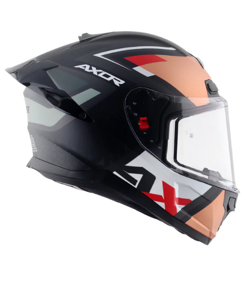 Axor Saber X-Sport Helmet - Dull Black Orange