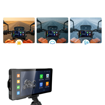 Simtac M10DT Motorcycle Navigation Screen 5.5 Inches with DVR / TPMS