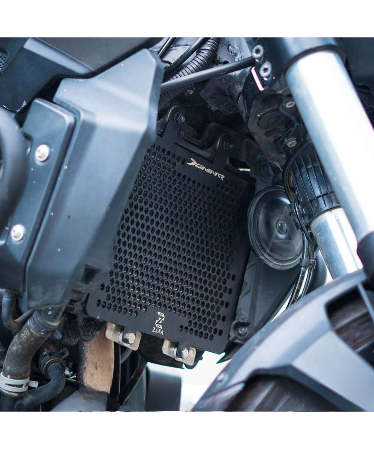 Zana Bajaj Dominar 400/250 Honeycomb Radiator Grill Premium - Matt Black - ZI-8083 - Zana