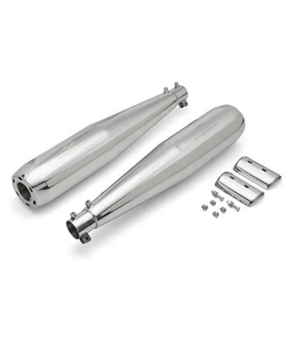 Red Rooster Performance Stellar Pro Exhaust For Royal Enfield Interceptor 650 / GT 650 - Silver Polish