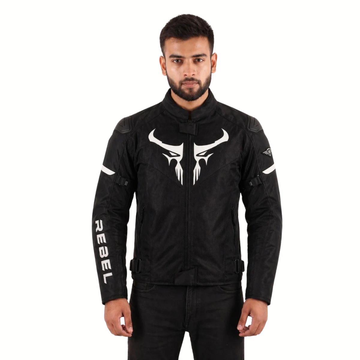 Lone Ranger Rebel Riding Jacket - Black White - Lone Ranger