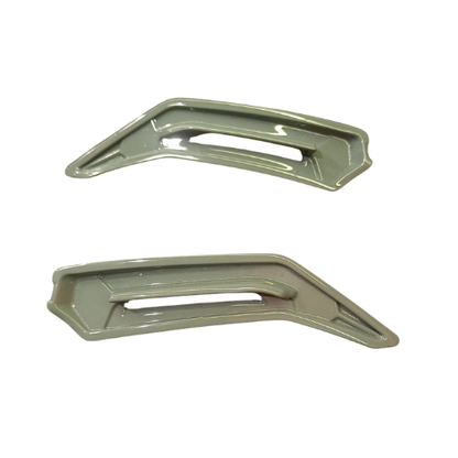 MT Hummer Helmet Small Spoilers - Pair - Gloss Grey