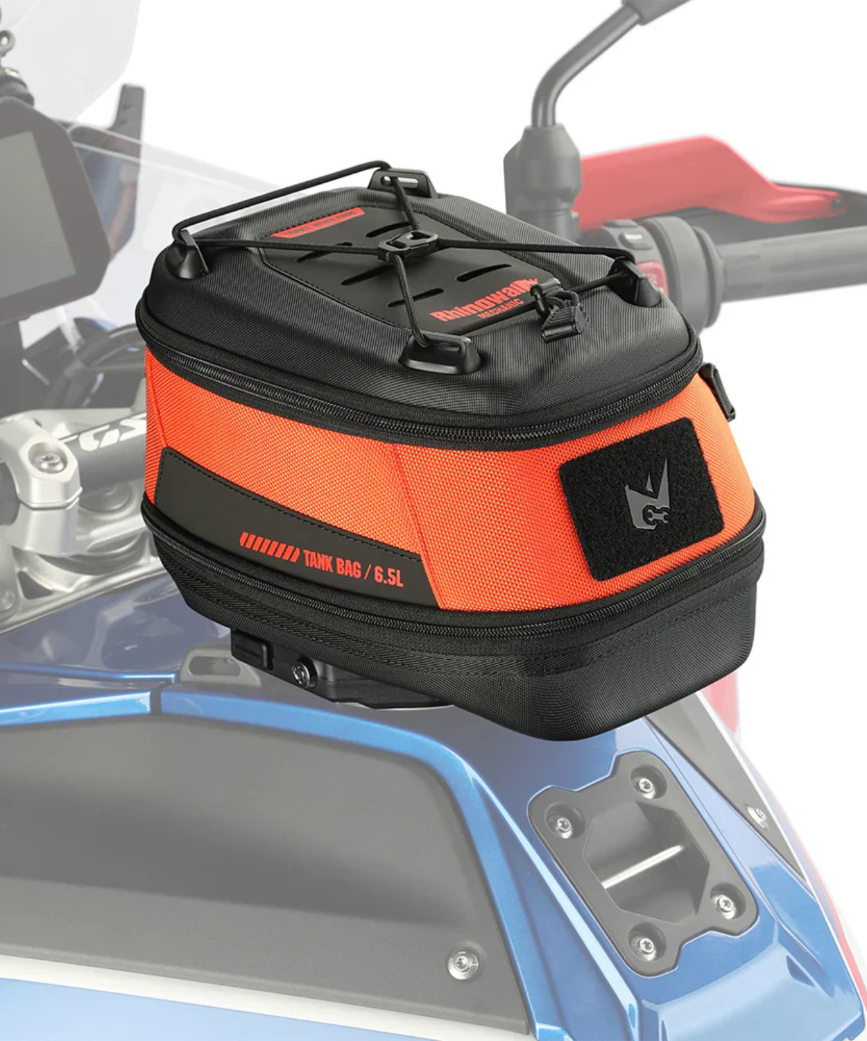 Rhinowalk Mechanic Series X Magnetic Tanklock Bag 5.6L - Orange - MJX2011RG (Tanklock Ring Sold Separately)