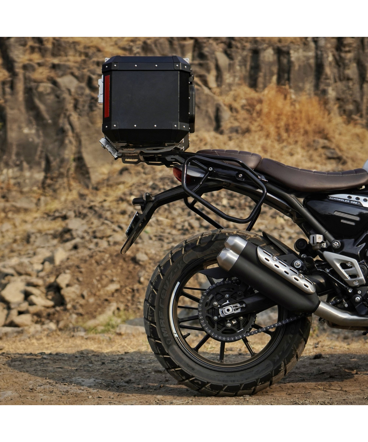 Buy Auto Engina Triumph Scrambler 400x Aluminium 42L Top Box