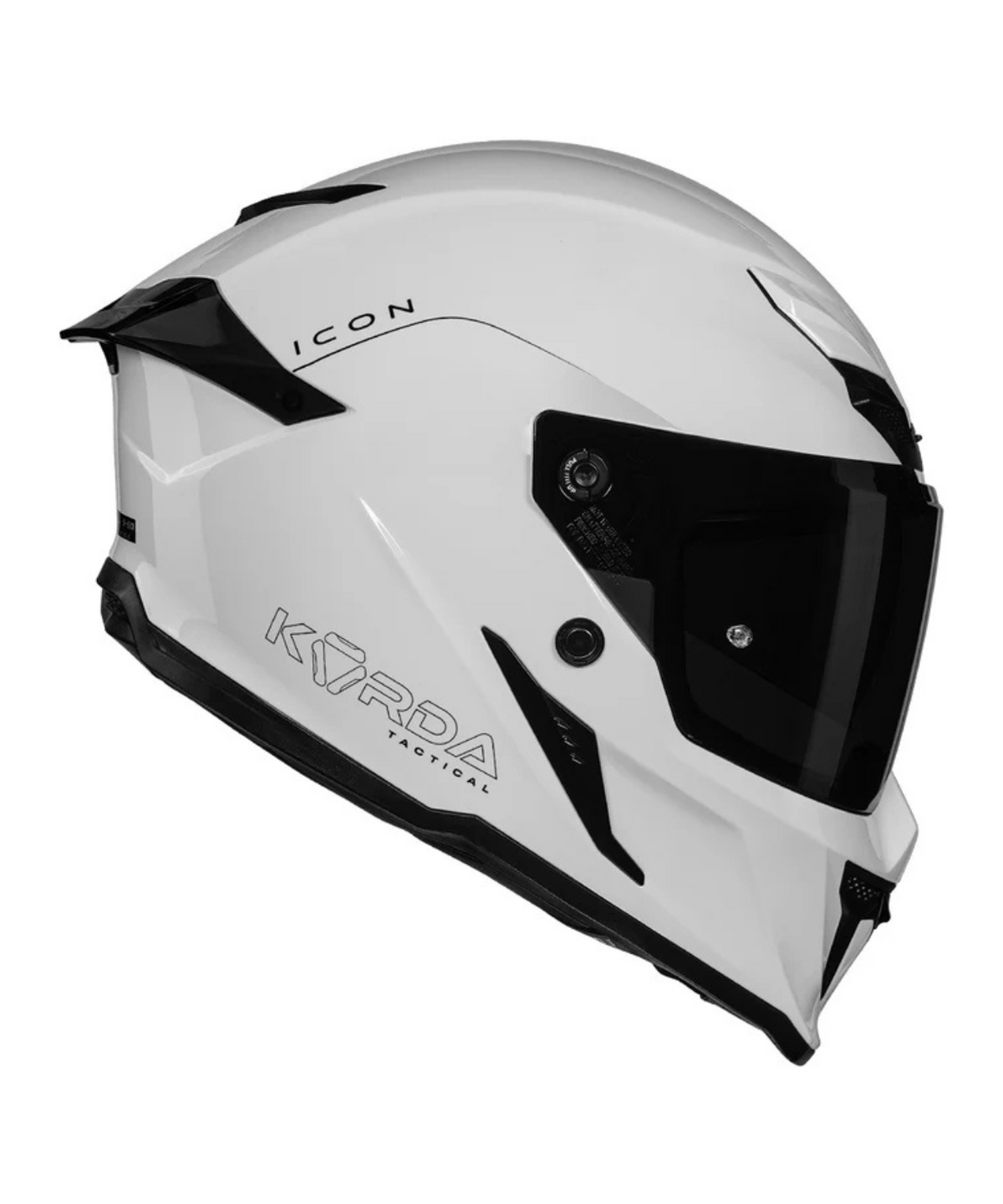 Korda Icon Solid Helmet - Gloss White - Korda