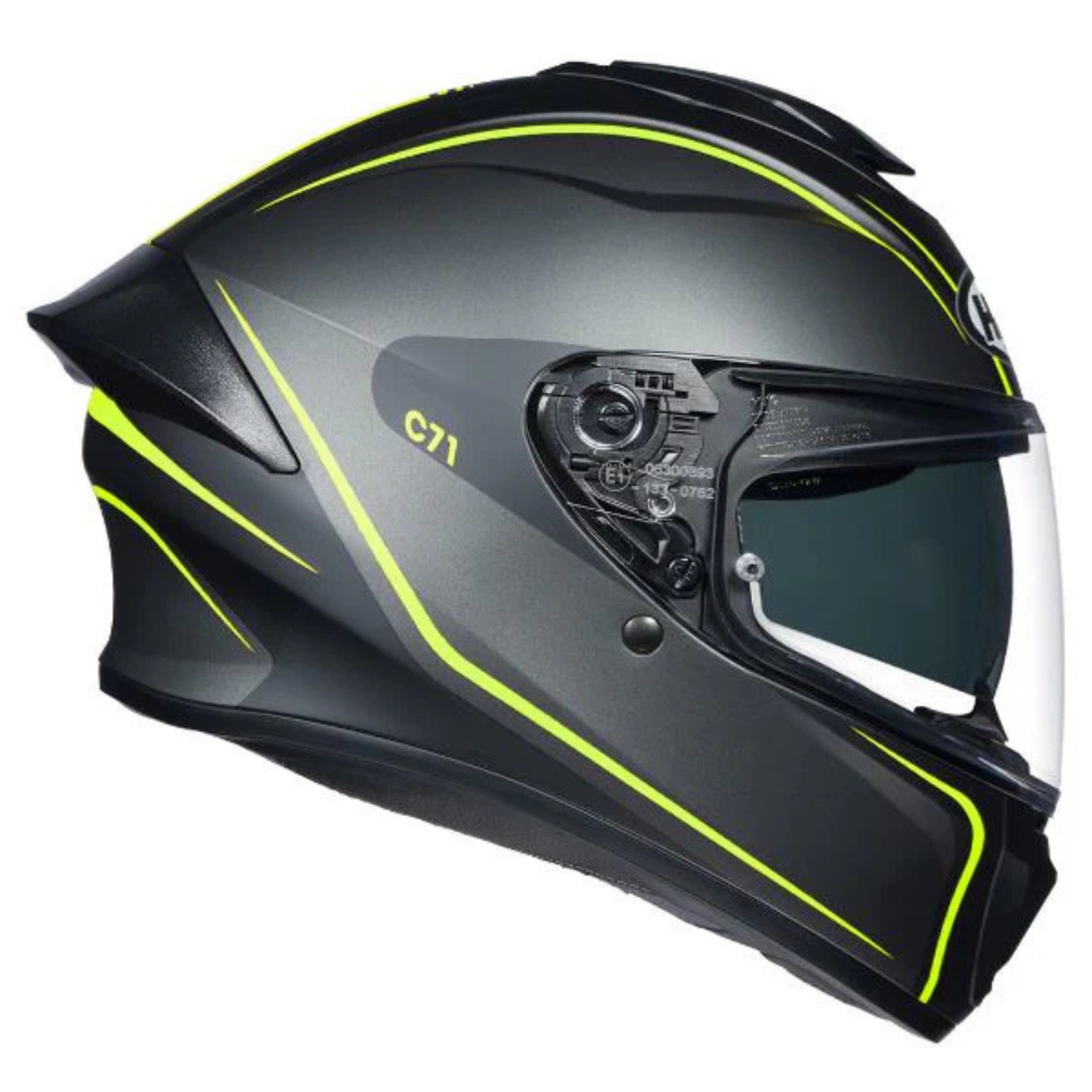 HJC C71 (C7X) Quez MC3HSF Helmet - Fluorescent Yellow