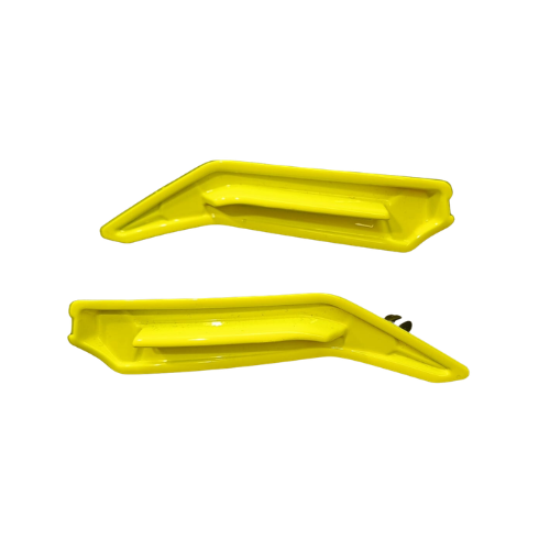 MT Hummer Helmet Small Spoilers - Pair - Neon