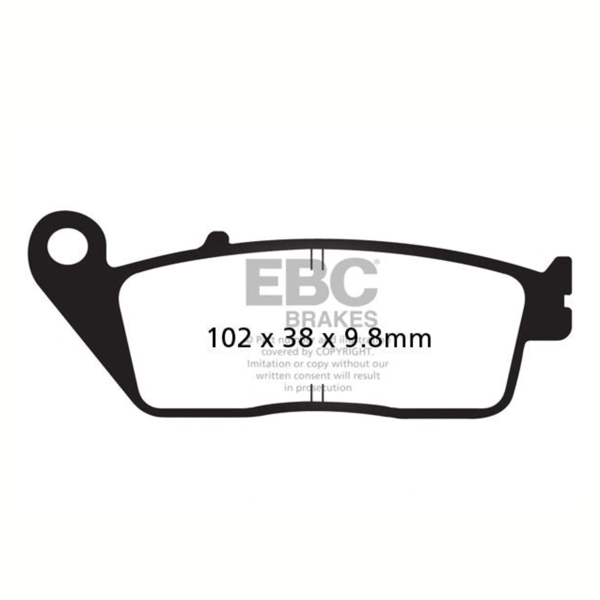 EBC Triumph Bonneville A3 Air cooled (2007-2015) Fully Sintered Brake Pads