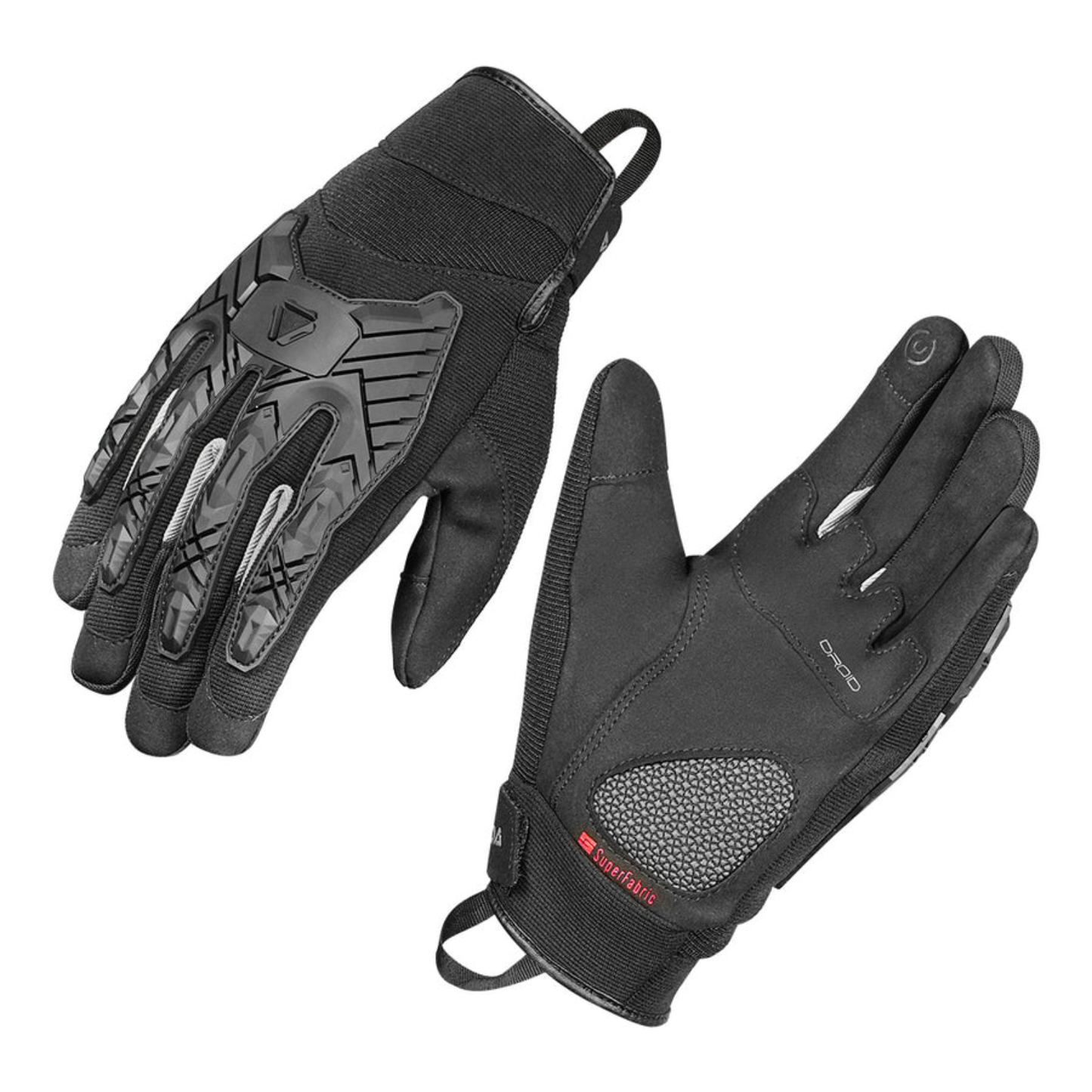 Korda Droid Riding Gloves - Black